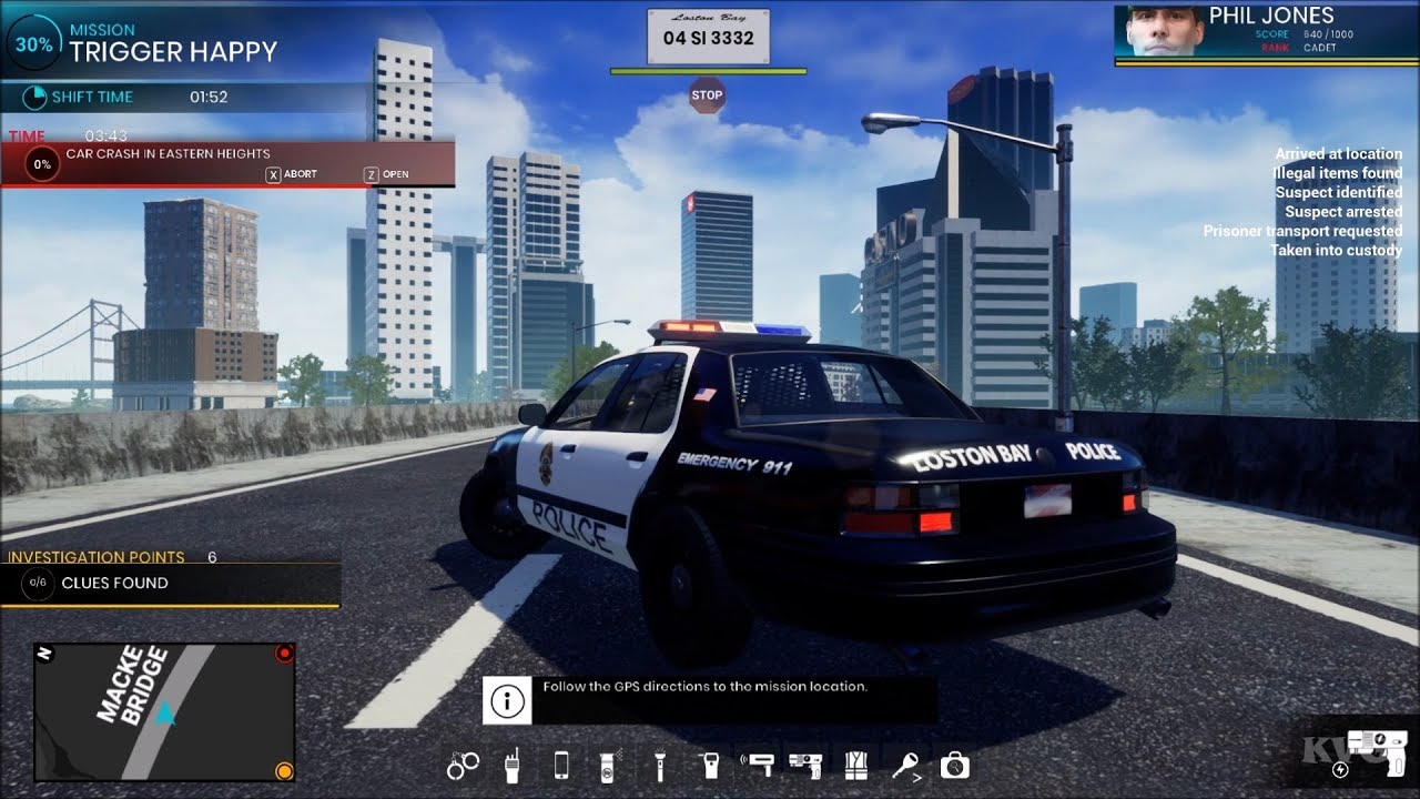 police simulator patrol duty free